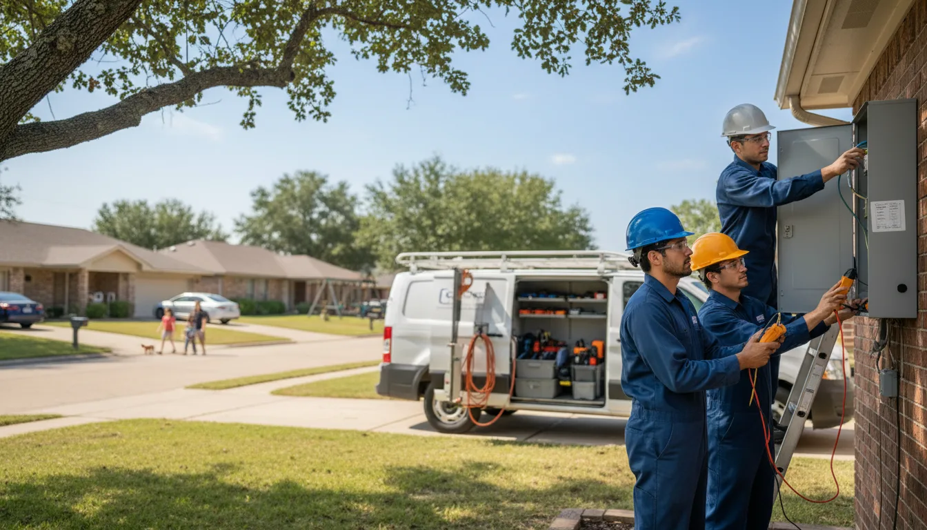 Certified electrician providing emergency electrical services in Brockton, PA